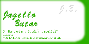 jagello butar business card